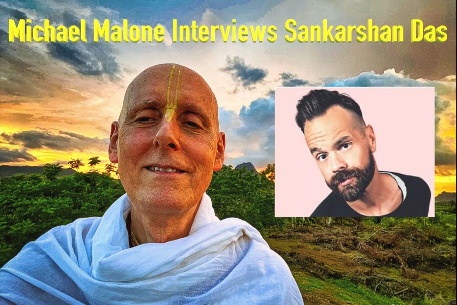 Sankarshan Das Adhikari with Michael Malone